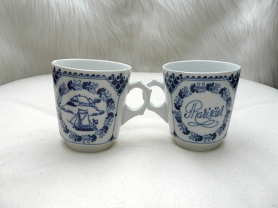 Hutschenreuther -  1 Becher / Tasse für Pharisäer Kaffee Tasse + 1 defekt gratis