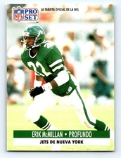 1991 Pro Set Spanish #247 Erik McMillan Fresh Break EX-EXMINT