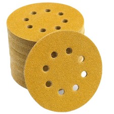 100 Pcs 5 Inch 8-Hole Hook and Loop Sanding Discs Orbital Sander Paper 0.30 per gallon