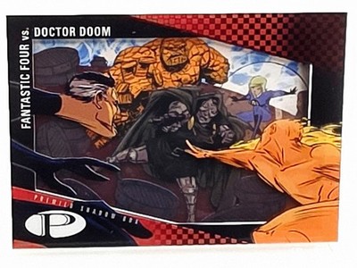 Upper Deck Marvel Premier Shadowbox Card 2012 Fantastic Four vs. Dr. Doom #S-34