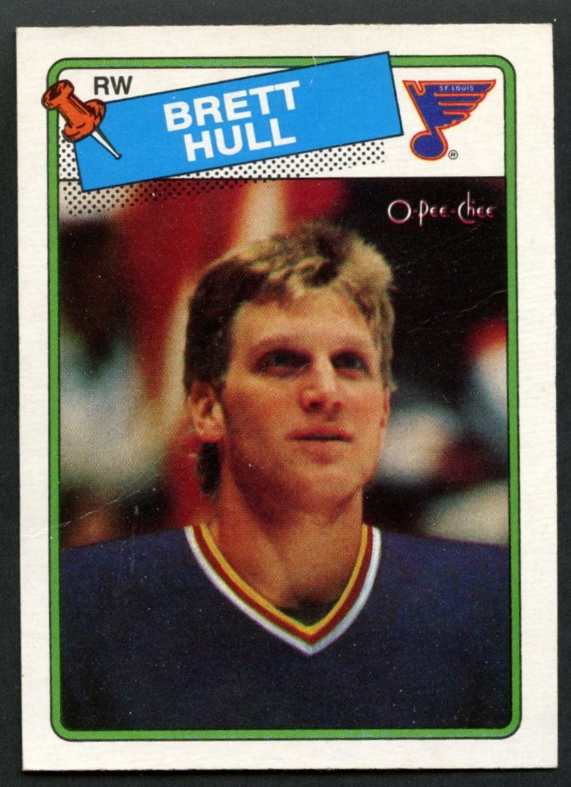 1988-89 OPC # 66 Brett Hull ROOKIE