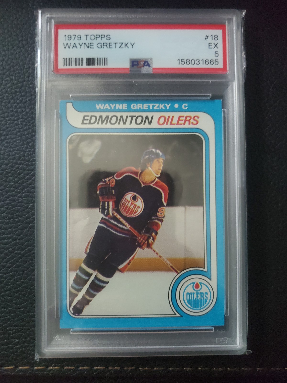 1979 Topps #18 Wayne Gretzky RC Rookie EX PSA 5