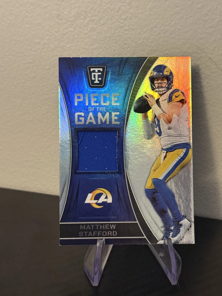 Panini Matthew Stafford Memorabilia Football Sports Trading Cards