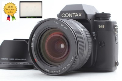 [MINT w / Hood] Contax N1 35mm Film Camera Planar 24-85mm  f3.5-4.5 Lens  JAPAN