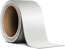 White Carbon Vinyl Pinstripe Tape Roll Adhesive 2 Inch 20ft Automotive Racing