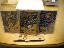 1999 Stadium Club  Lone Star Signatures Torry Holt, Fred Taylor, Garrison Hearst