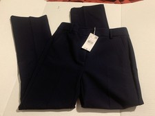 Mango Women's Dress Pants 4 Navy NWT