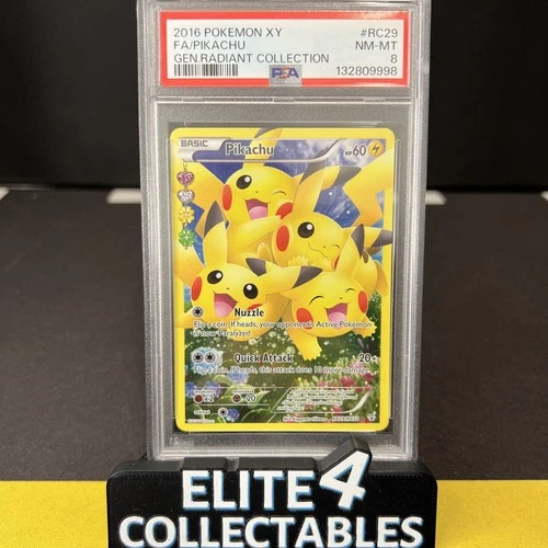 Pikachu RC29/RC32  - PSA 8 (Generations)