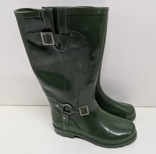 Ladies Wellies Wellington Boots Womens Green Waterpoof Garden New UK Size 5