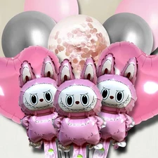 Monster Foil Balloon Set: Kids Birthday Party Decorations