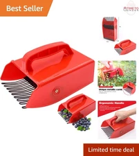 Berry Picker Plastic Metal Ergonomic Handle for Blueberries Lingonberries