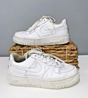 Nike Air Force One Pixel White Low Sneakers Womens Size 8.5 CK6649–100
