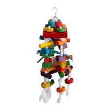 Bird Parrot Toys Perch Stand Unique Play Equipment Exercise Parrot Chewing Toy