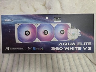 Thermalright Aqua Elite 360 White V3 Liquid CPU Cooler, 120mm, Intel AMD