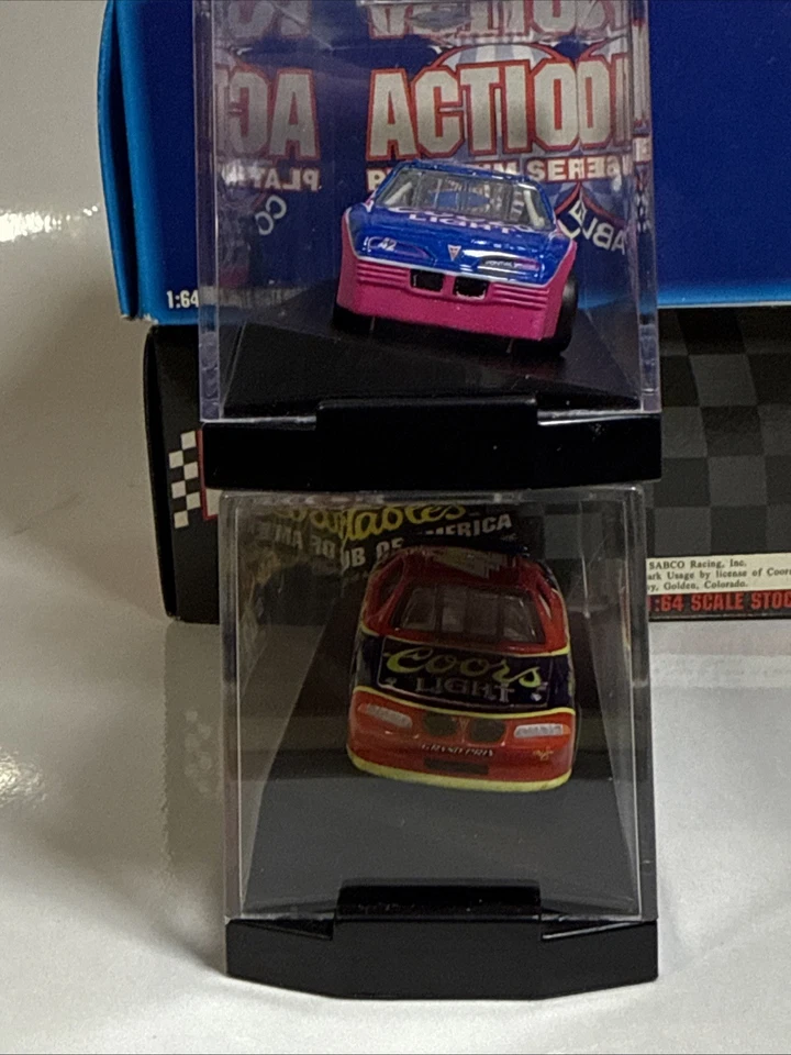 Lote de 2 Kyle Petty #42 Coors Light 1/64 Acción RCCA Diecast NUEVO Foto 4 de 4