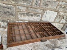 Tubbs Manufacturing Antique Type Setting Letter Press Tray Divider 31x16.5"