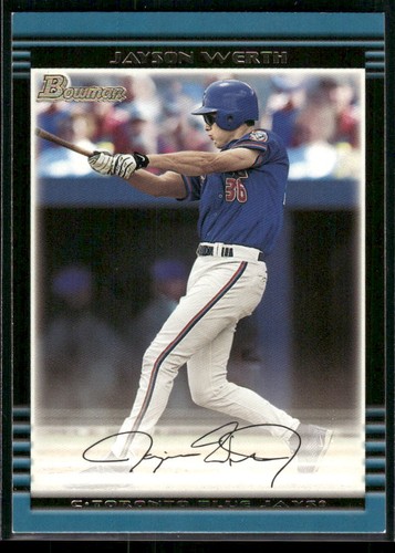 Jayson Werth #158 2002 Bowman card