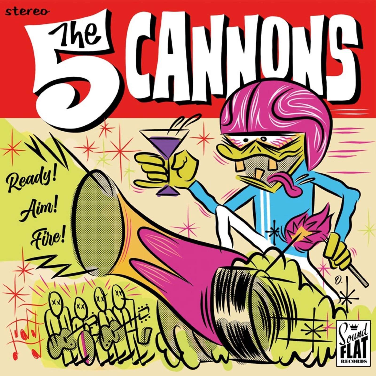 Five Cannons Ready! Aim! Fire! LP Vinyl SFR162 NEW