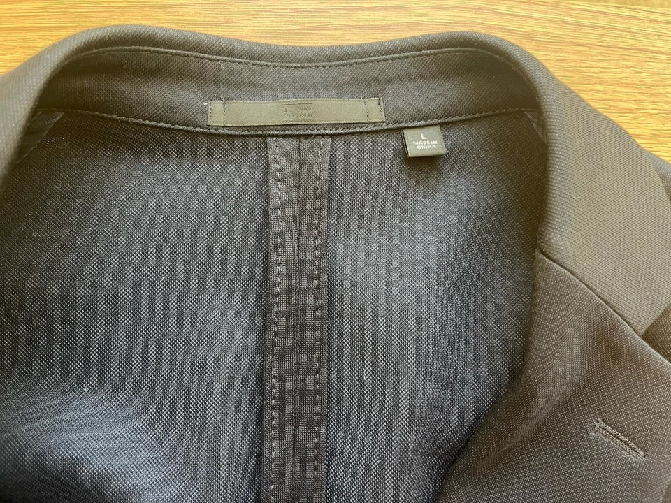 Chaqueta Blazer Uniqlo Para Hombre Confort Grande Azul Marino A Medida 2 Botones Calce Ajustado Elástico Foto 4 de 4
