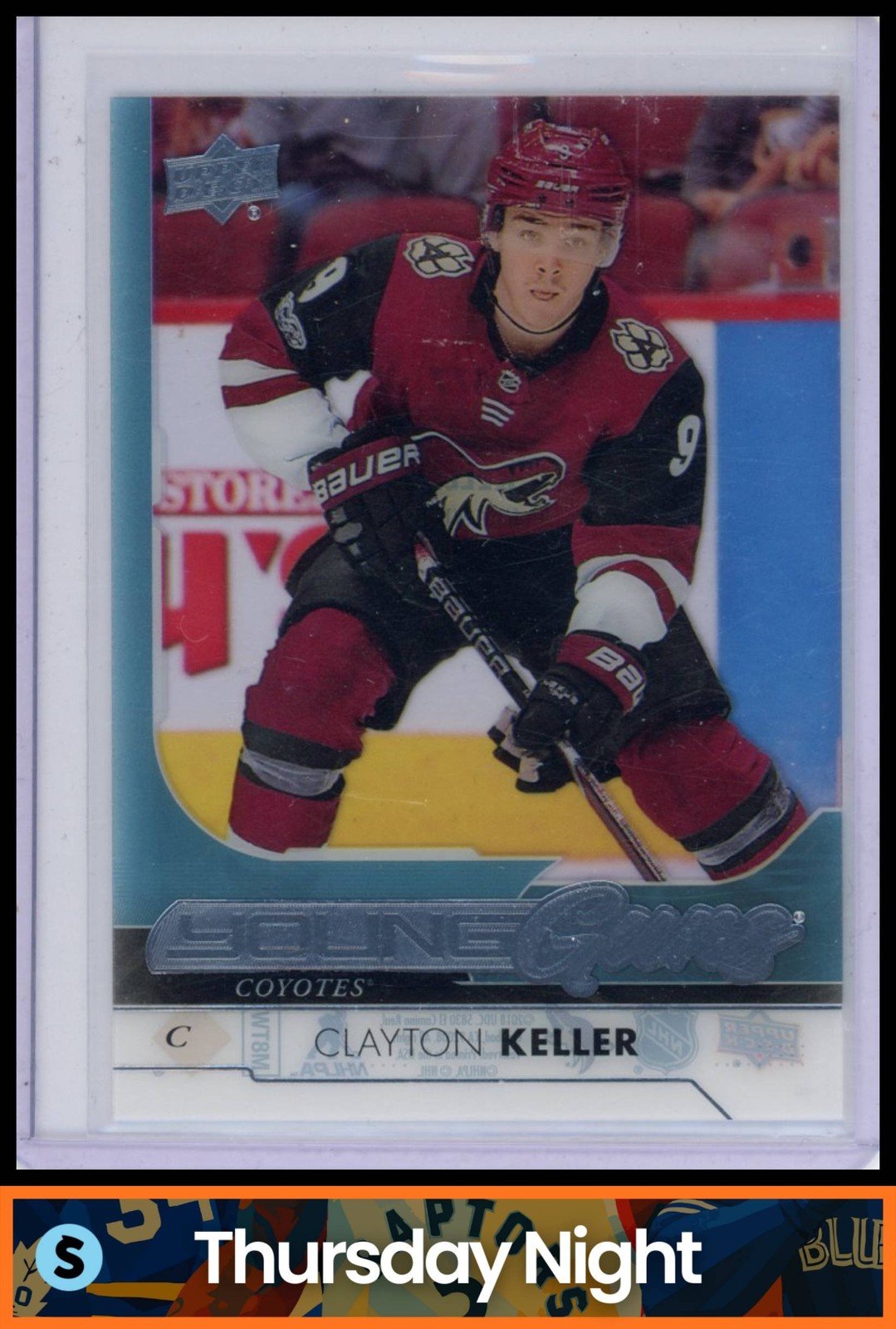 2017 UPPER DECK #477 CLAYTON KELLER CLEAR CUT RC YOUNG GUNS ROOKIE