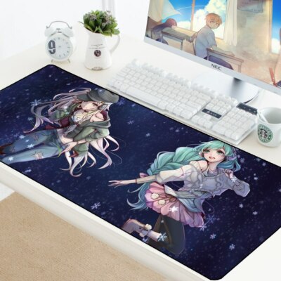 Hatsune Miku Mouse Mats, Vocaloid Gaming Mat Desk Mat Play Cloth