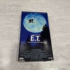 E.T. The Extra Terrestrial VHS 1988 Rare Green and Black Tape Spielberg