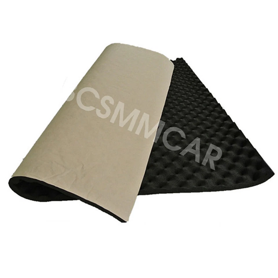39X19in 20mm Car Bonnet Sound Proofing Hood Insulation Deadener Mat Foam Shield - Image 2 of 4