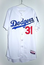Majestic Cool Base Authentic Los Angeles Dodgers Joc Pederson Home Jersey 44 L