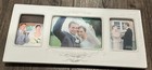 White Wedding Picture Frame Bride and Groom Gift decorative Russ Ceramic Frame — photo 2