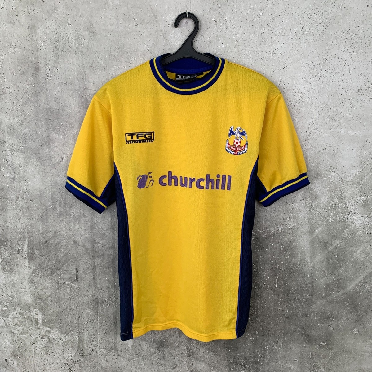 CRYSTAL PALACE 2000 2001 AWAY FOOTBALL SHIRT TFG SPORTS JERSEY SIZE S