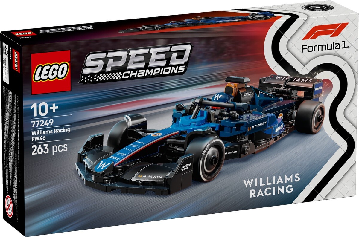 Конструктор LEGO Speed Champions 77249 - Гоночный автомобиль Williams Racing FW46 Формулы-1