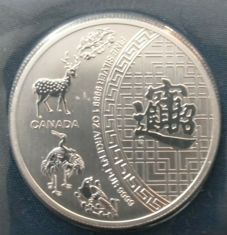 2016 パース造幣局 Five Blessings 999 シルバー  2016 Canada 1oz Silver Five Blessings | eBay