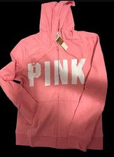 Victoria's Secret PINK Zip-up Hoodie, Size Medium, NWT