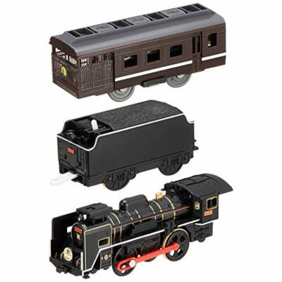 TAKARA PLARAIL S-53 JNR CLASS C57-1 STEAM LOCOMOTIVE SL YAMAGUCHI w/Tracking NEW