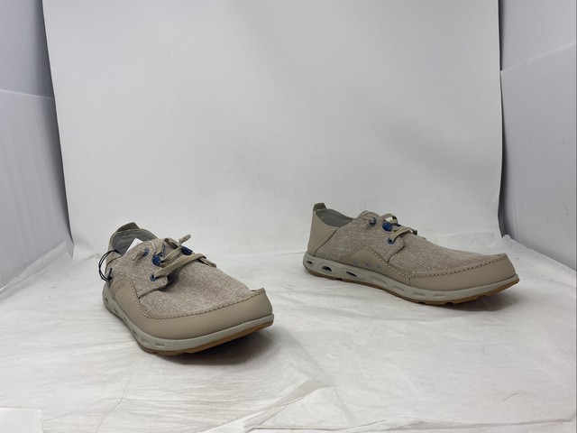 Tan Canvas Boat Fishing Shoes 
