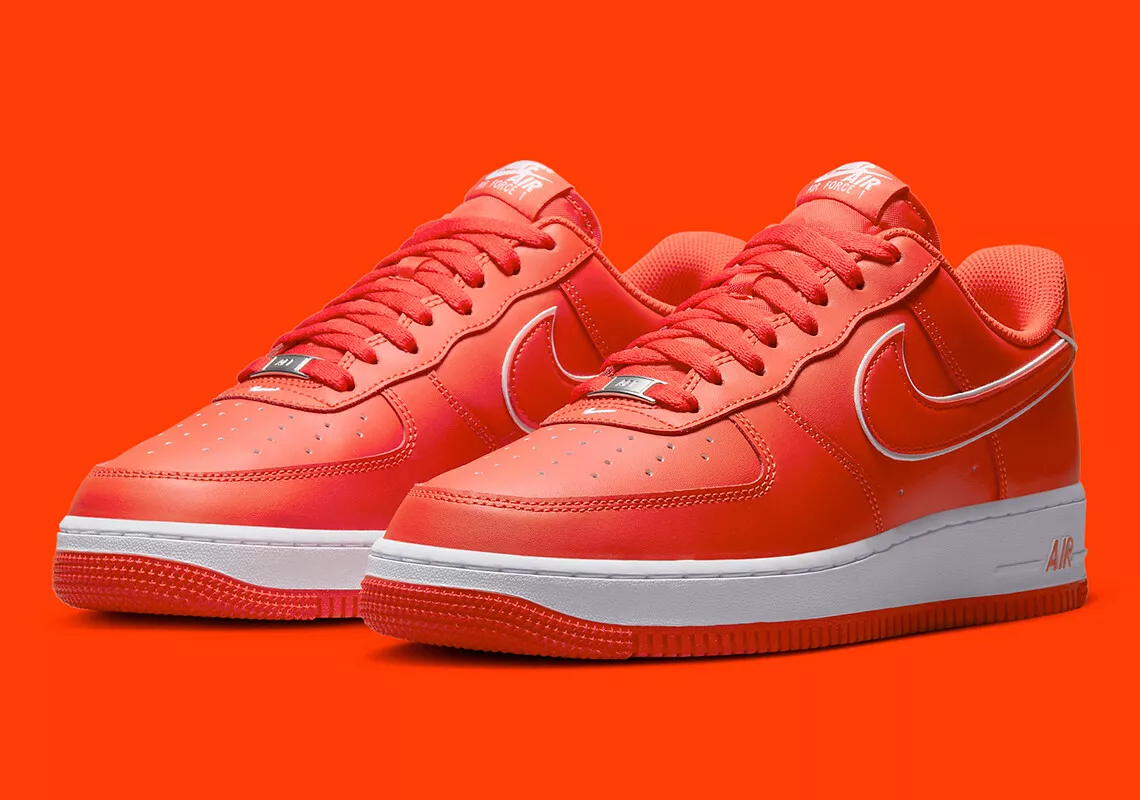 Nike Air Force 1 Low White Picante Red (PS)