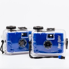 Snap Sights 35mm Underwater Fim Cameras - Lot Of Two