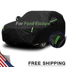 For Ford Escape Full Car Cover Outdoor Uv Snow Dust Rain Protection Black For Ford Escape Full Car Cover Outdoor Uv Snow Dust Rain Protection Black
