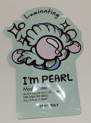 Im Pearl Mask Sheet Tony Moly Brand Face Mask Women Girls Men Health Beauty New