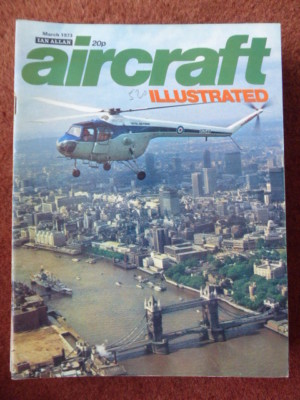 FLUGZEUG ILLUSTRIERT 3/73 LAKER GLOSTER F9 FOKKER F-27 USS INTREPID AIR ALPES