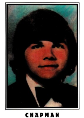 Mark David Chapman, John Lennon assassins trading card  mother productions 1991