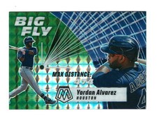 Yordan Alvarez 2021 Panini Mosaic Big Fly Mosaic Green #10 Parallel Insert