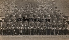WW1 Royal Artillery Company Group Photo Real Photo Postcard