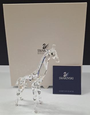 Swarovski Crystal Mint Baby Giraffe  African Wildlife Series +COA +Box