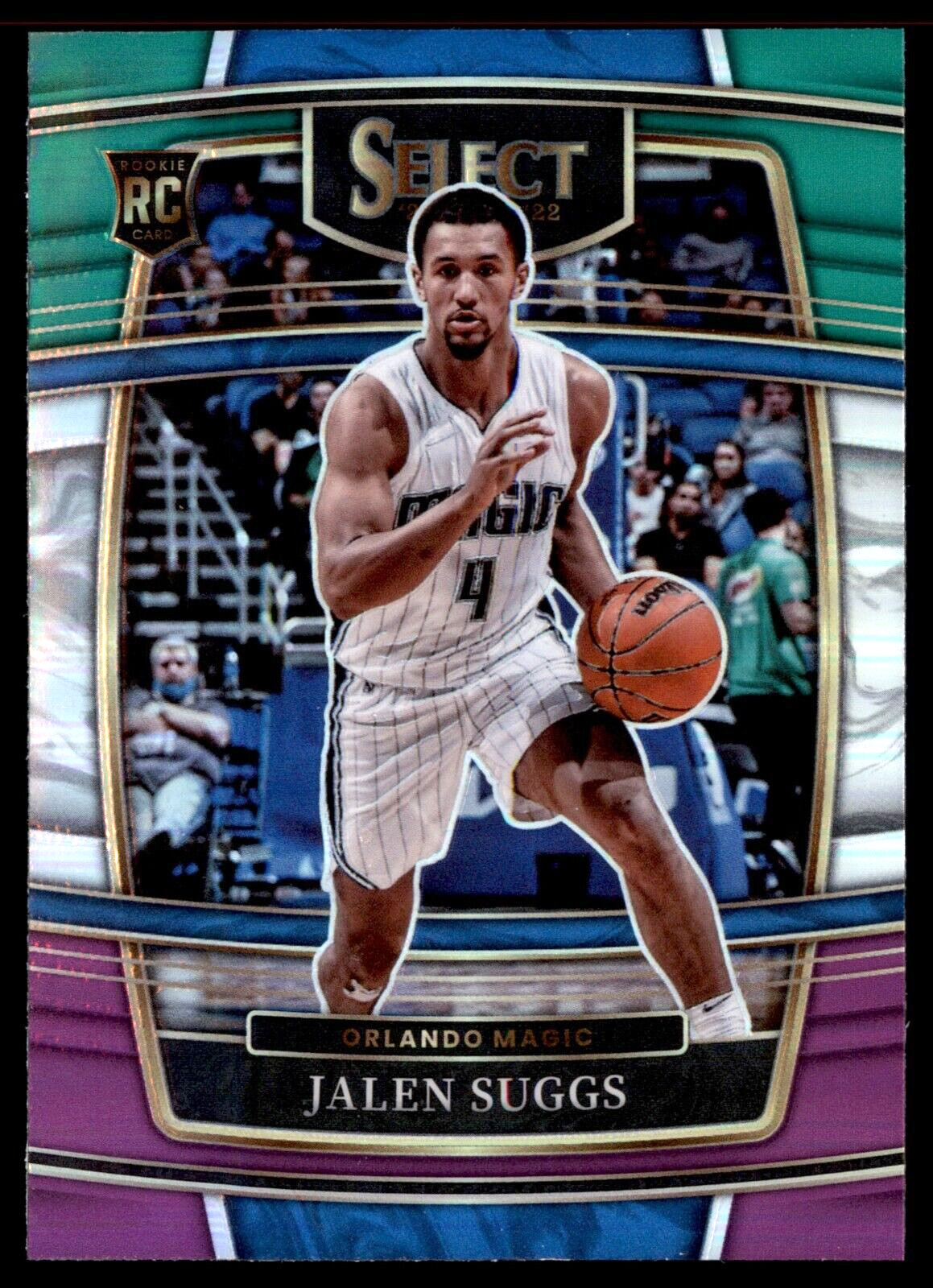 2021-22 Select Jalen Suggs RC Concourse Tri-Color Prizm #27 Orlando Magic