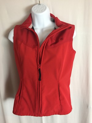 Extra Small Womens Outdoor Vest Fleece Lined Red XS Snozu 
