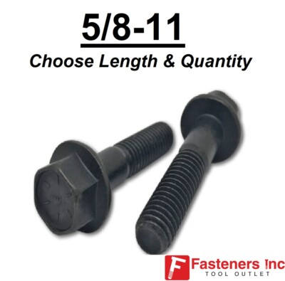 #ad 5 8 11 Grade 8 Flange Frame Bolt Black Phosphate amp; Oil All Sizes amp; Qty#x27;s 5 8quot; $245.82