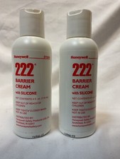 2 Honeywell 222 Barrier Cream w/Silicone 4oz