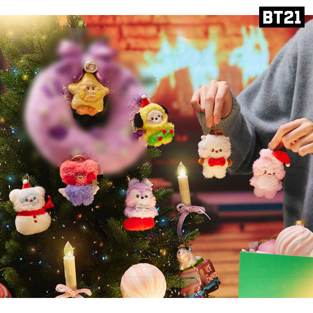 BT21 クリスマスオーナメント　CHIMMY TATA Making BTS & BT21 - Merry Christmas BT21 Edition Clay ! DIY