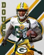 Green Bay Packers Lithograph print of Romeo Doubs  2022